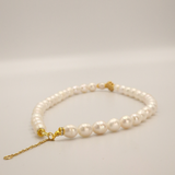 White Pearls and Charm Set