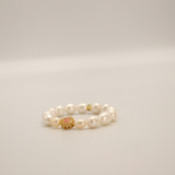 White Pearls and Charm Set