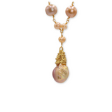 Baroque pearl necklace and baroque pearl pendant