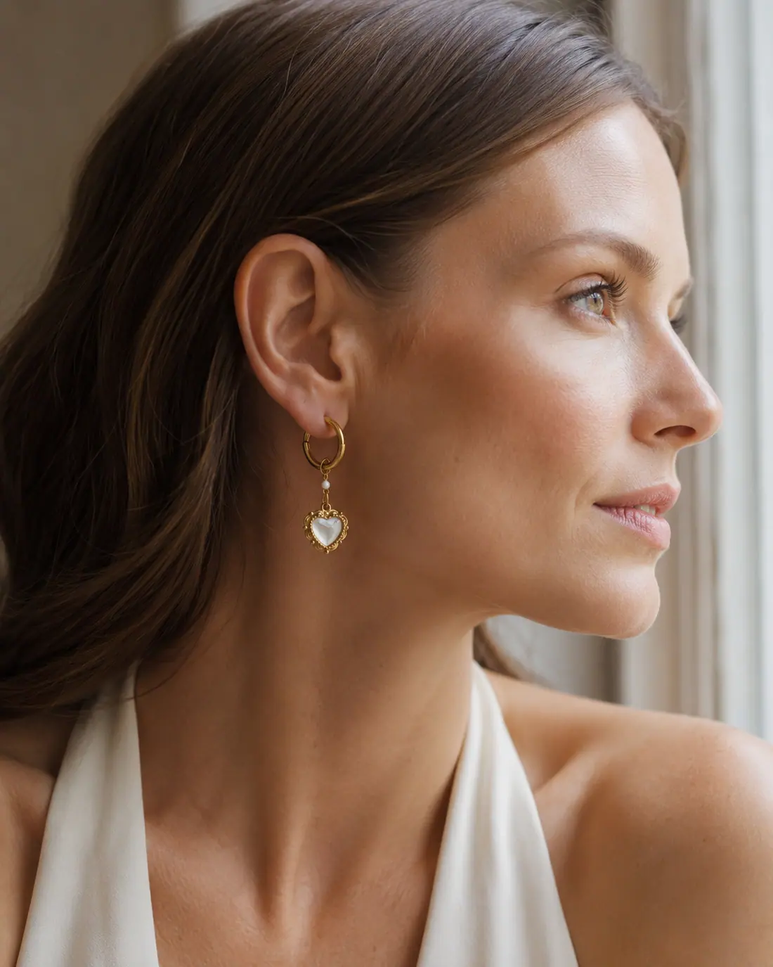 Boucles d'oreilles EA0001 porté