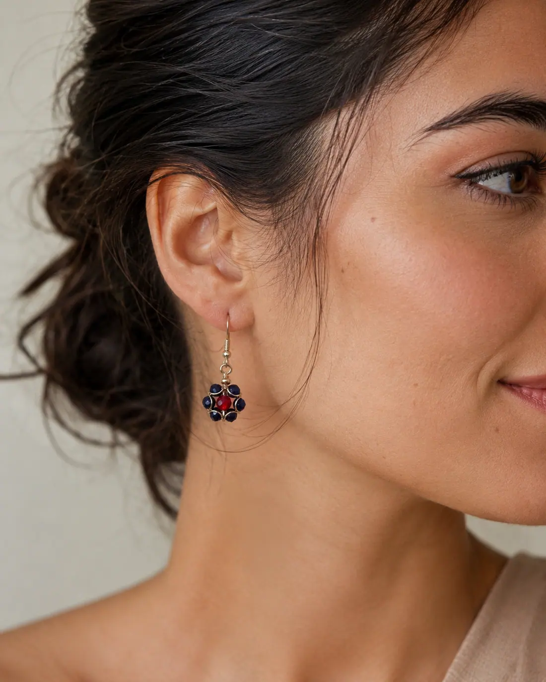 Boucles d'oreilles EA0012 porté