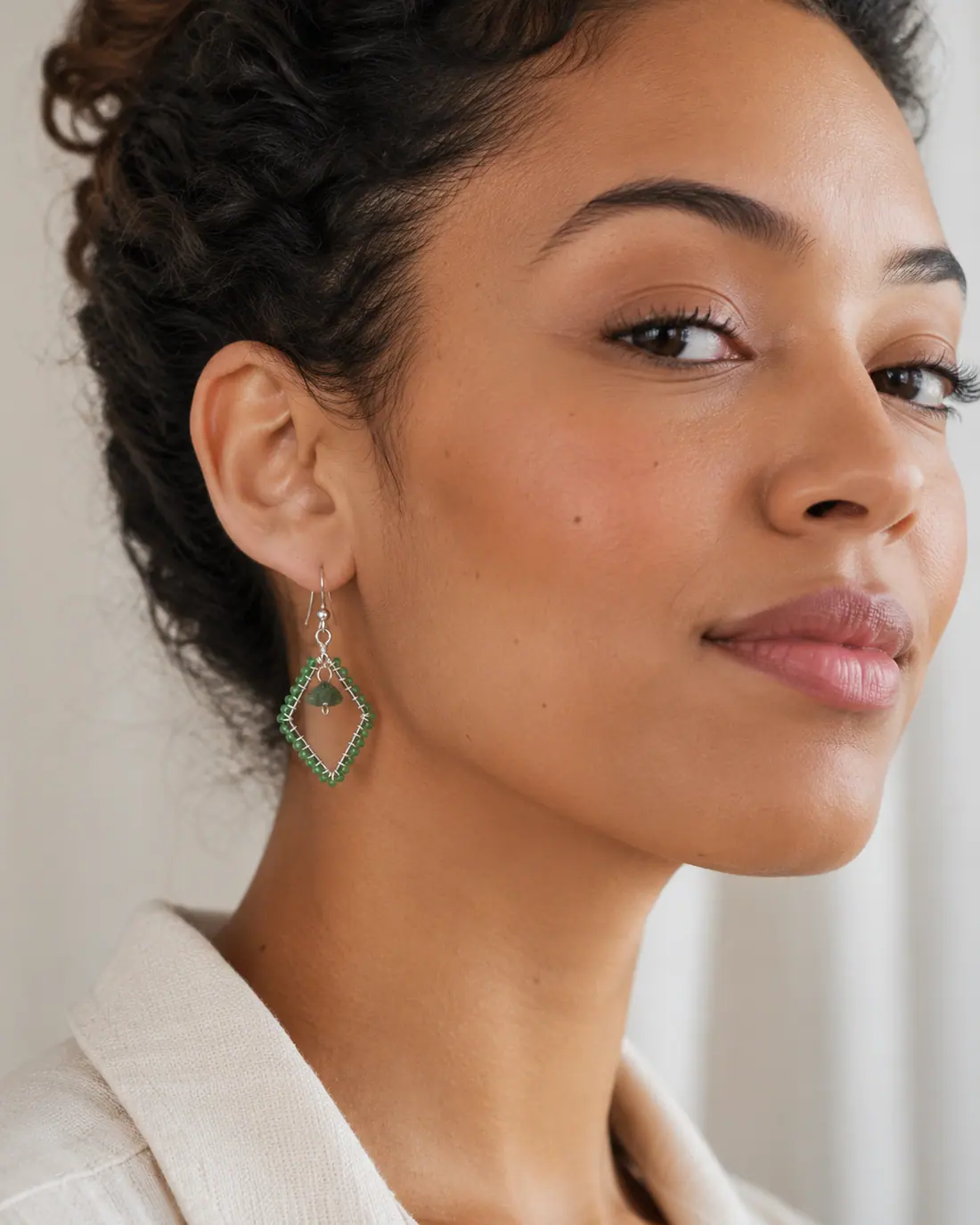 Boucles d'oreilles EA0013 porté