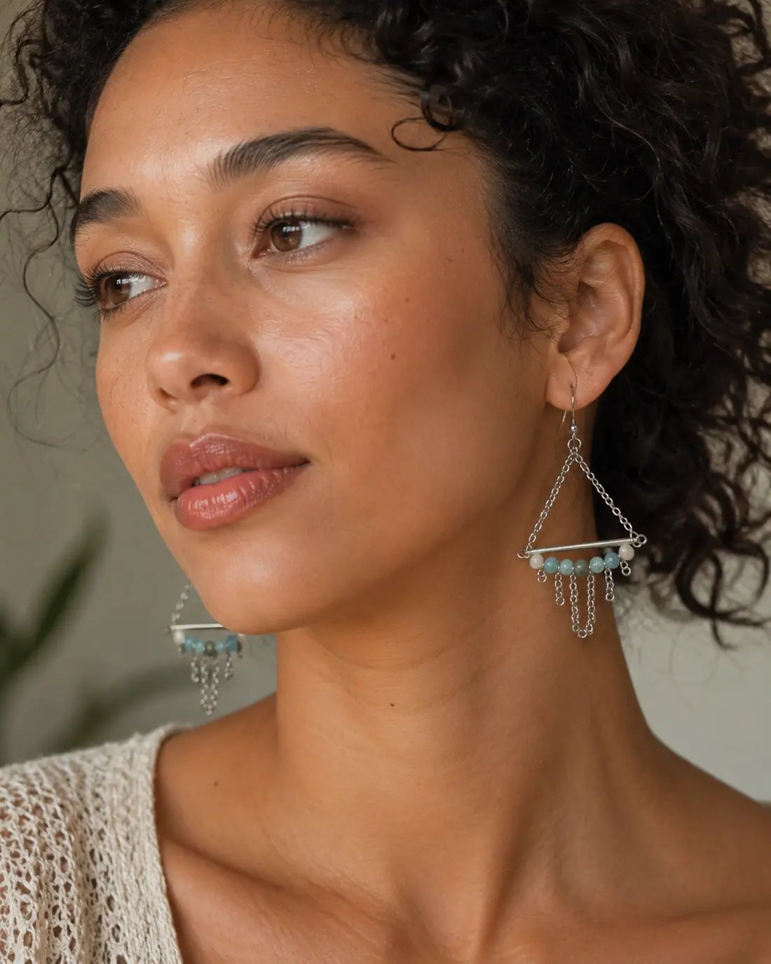 Boucles d'oreilles EA0014 porté