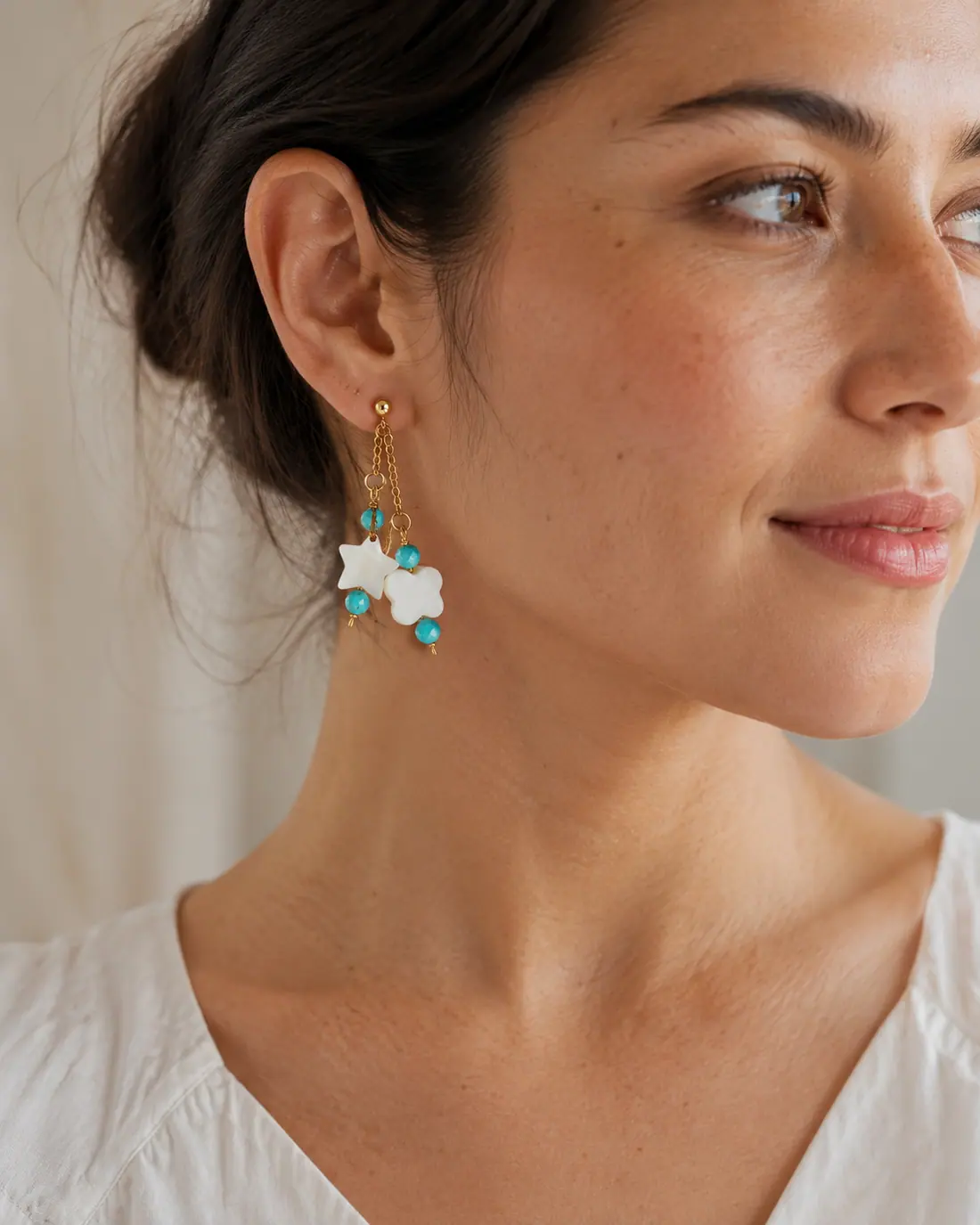 Boucles d'oreilles EA0020 porté