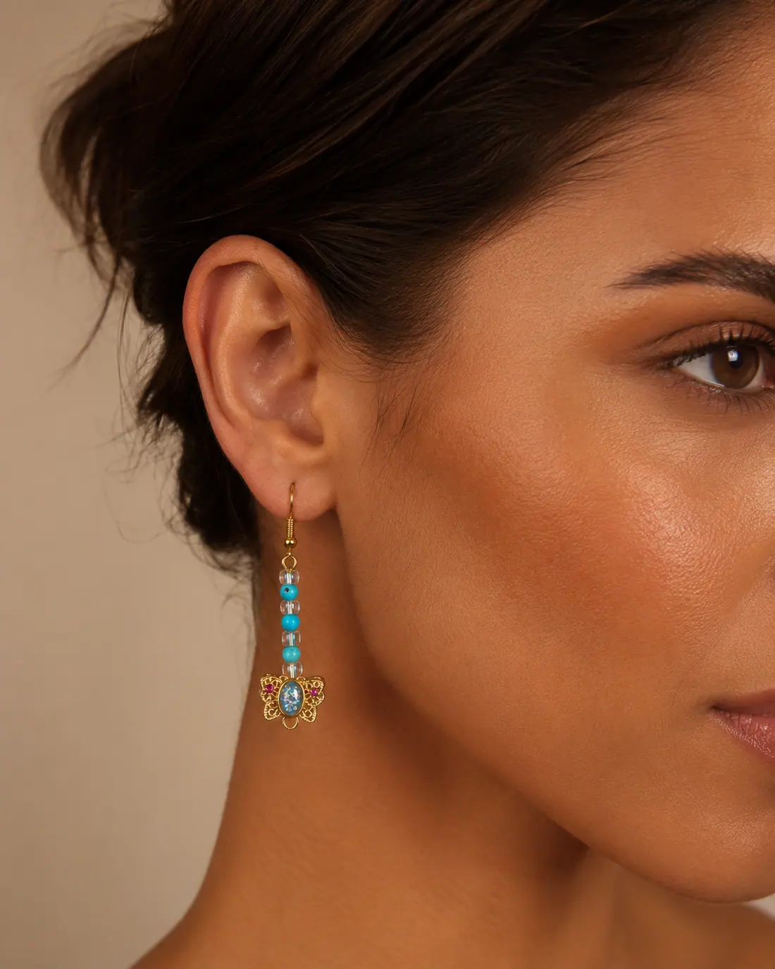 Boucles d'oreilles EA0022 porté