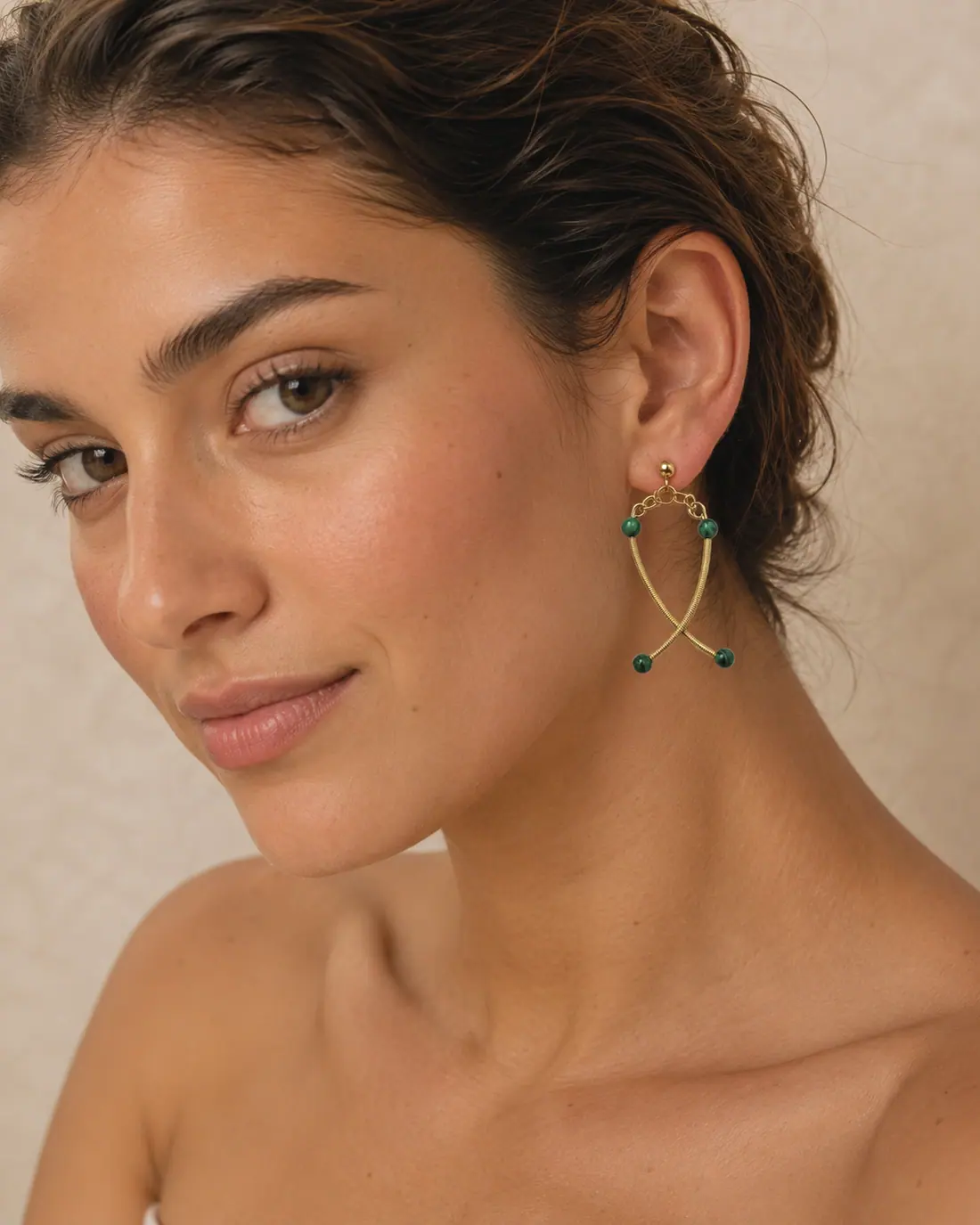 Boucles d'oreilles EA0026 porté