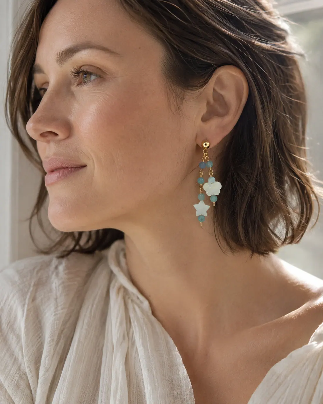 Boucles d'oreilles EA0029 porté
