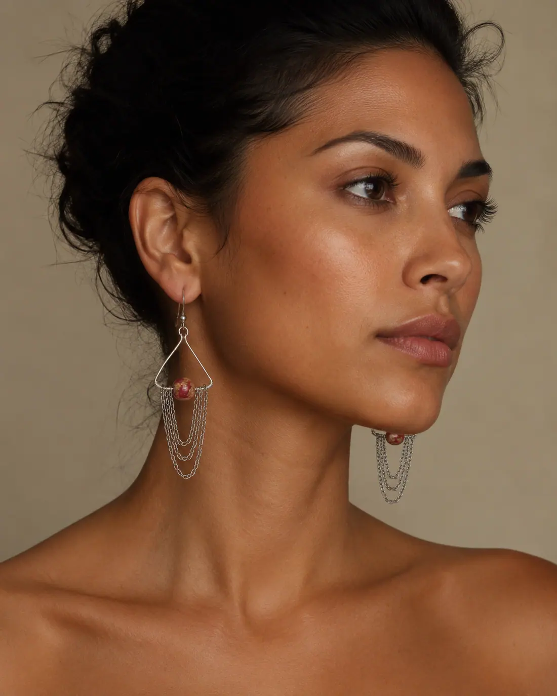 Boucles d'oreilles EA0030 porté