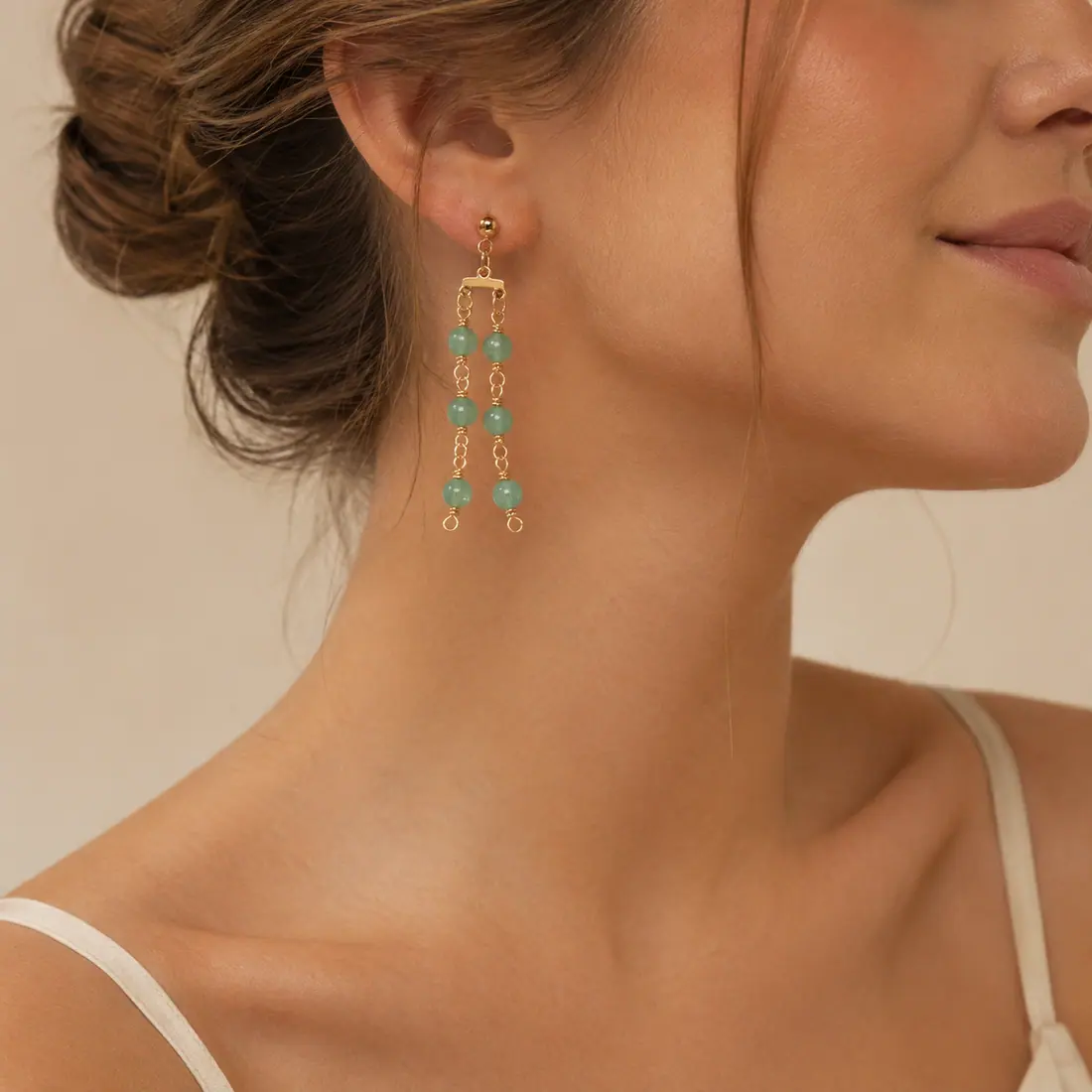 Boucles d'oreilles EA0032 porté